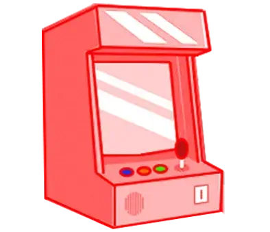 Máquina arcade representando reparación de videoconsolas y dispositivos de juego